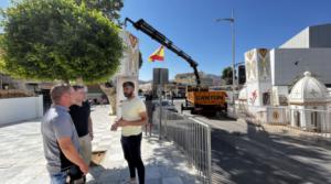 Últimos preparativos para la Feria de Berja 