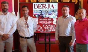 El Fandi, El Cordobés y Jesús Almería torearán en la Feria de Berja 2022