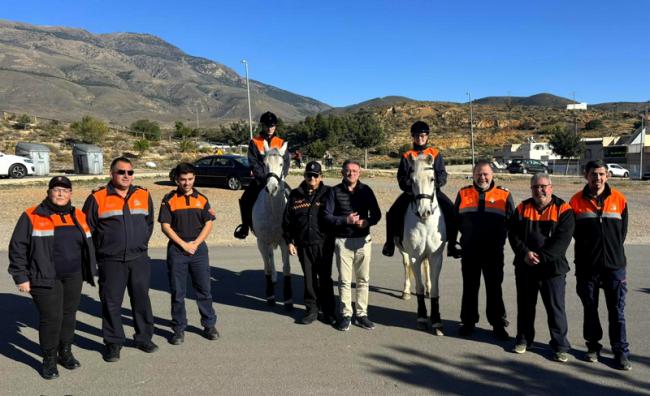 Berja amplía su Protección Civil con un nuevo equipo equino