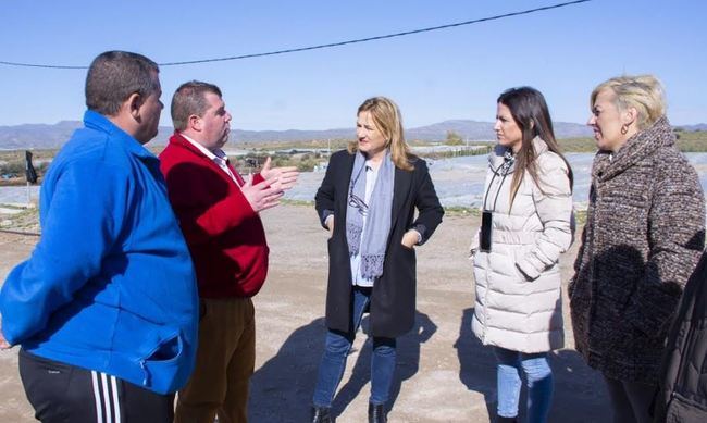 El PSOE traslada a agricultores de Níjar el apoyo del Gobierno por Gloria