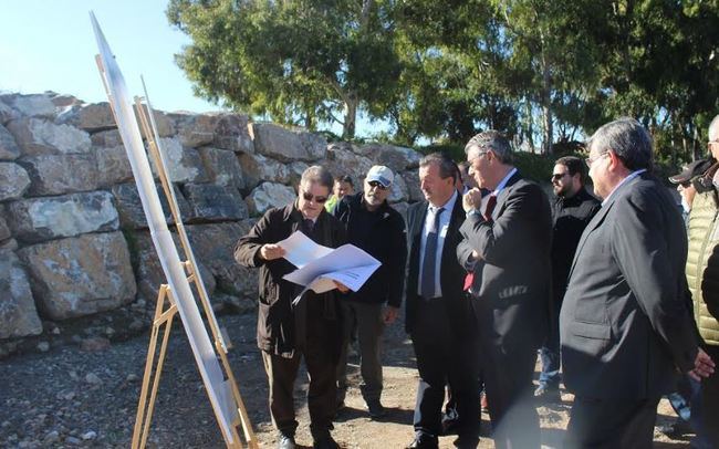 Recta final de las obras de protección del margen izquierdo del cauce de la Rambla Nogalte