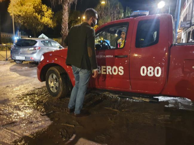 La lluvia causa un centenar de incidencias por anegaciones en Almería