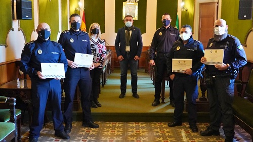 Reconocimiento a la labor de la Policía Local de Berja