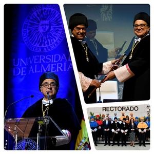 José Céspedes es investido quinto rector de la historia de la UAL