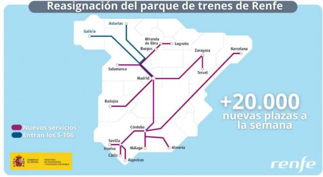 Renfe creará una nueva conexión Almería-Madrid pasando por Granada