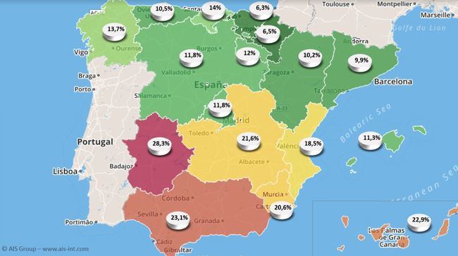 El 22% de los ancianos almerienses está en riesgo de pobreza