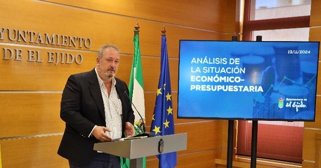 El Ejido ya está saneado y presenta un presupuesto municipal de 117 millones para 2025