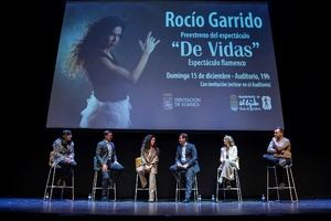 Preestreno del espectáculo 'De Vidas' de Rocío Garrido en El Ejido el 15 de diciembre