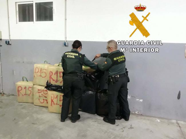 Detenido en Huércal Overa con 327 kgs de hachís desde Málaga a Barcelona