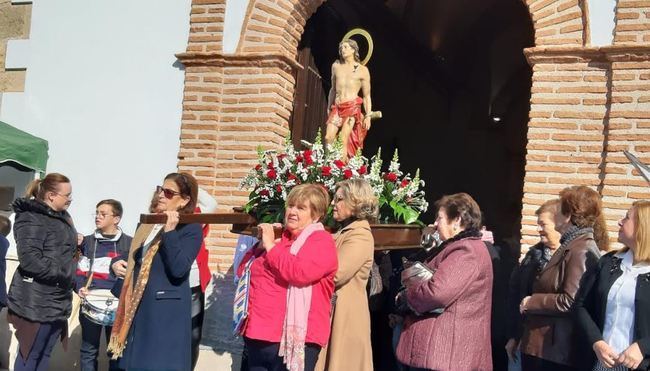 El barrio de la Ermita de San Sebastián celebra su patrón