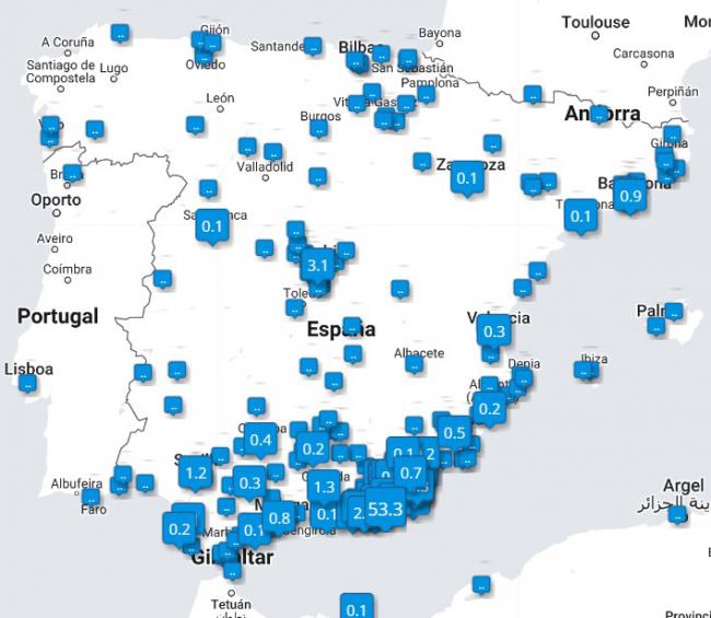 El interés de Noticias de Almería fuera de la provincia según X