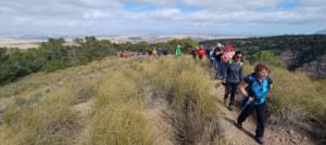 Senderistas de Vícar en Sierra Almgrera