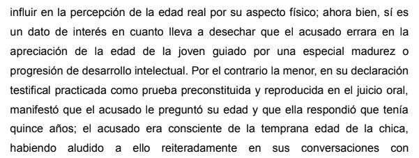 4 años de cárcel por abusar sexualmente de una menor de 15 años con discapacidad