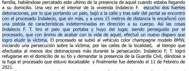 7 años de cárcel por un tiroteo en Pechina