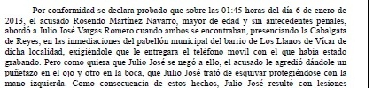 Condenado un concejal del PSOE de Vícar por agredir a otro del PP