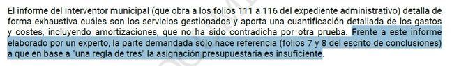 El TSJA ridiculiza una petición económica que hizo Balanegra a Berja