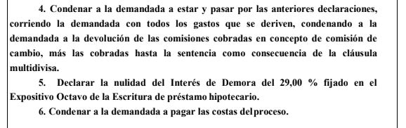 Declaran nula una hipoteca multidivisa en Vera por falta de información al cliente