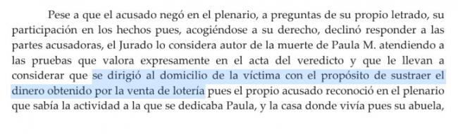 Condenado a 17 años de prisión por el asesinato y robo de la lotera de Albox