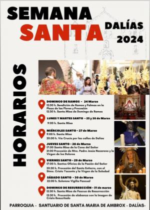 Intensa programación de Semana Santa en Dalías