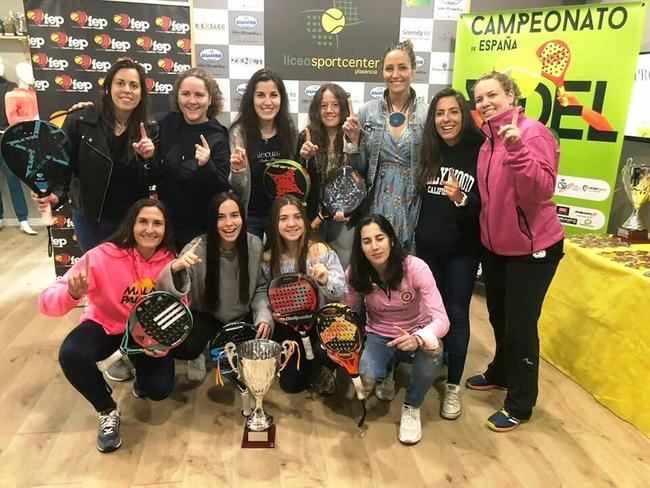 Padel Indoor en El Ejido subcampeones de España