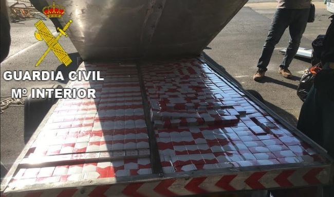 La Guardia Civil interviene cerca de 3000 cajetillas de tabaco