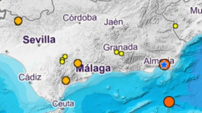 Un terremoto de 4.9 grados se deja sentir en Málaga, Granada, Almería y Jaén