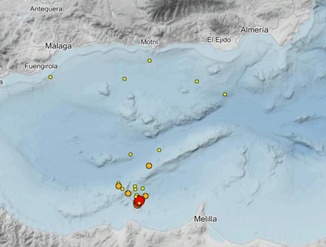 Terremoto de 4.3 en el Mar de Alborán se deja sentir en Almería, Melilla y Granada