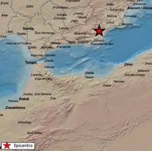 Registrado un terremoto de magnitud 2,6 en Albox