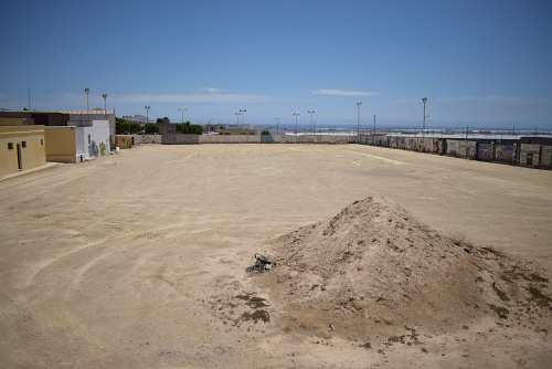 En Vícar se prepara el terreno para el autocine