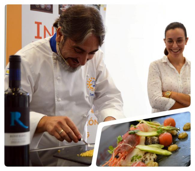 El chef Tony García une el mar y la tierra de Almería en Innova Horeca