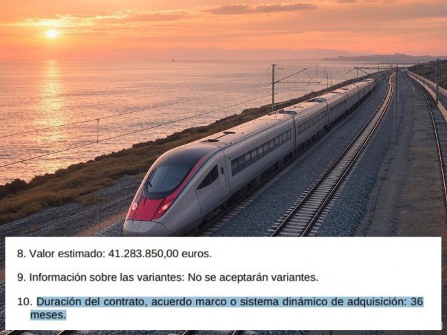 AVE: Se confirma que no antes de 2028