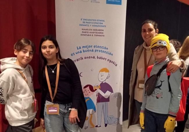 Niños de Vera en encuentro estatal sobre participación infantil en Bilbao