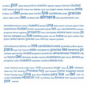 ¿Qué candidato ha hablado más de Almería?