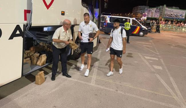 El Almería regresó tras el partido y descansa este martes