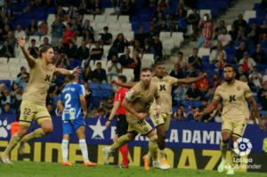 El Almería se salva del descenso en un partido de infarto contra el Espanyol