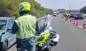 Colisión en cadena en la A-92 deja cinco heridos cerca de Almería