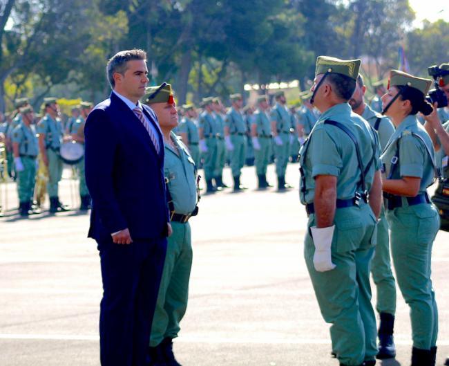 El Alcalde de Viator nombrado Caballero Legionario de Honor