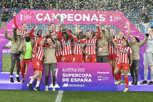 Atlético de Madrid es campeón de la Supercopa de España de fútbol femenino