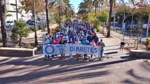 Vícar Visibiliza A Los Afectados De Diabetes Con Una Marcha