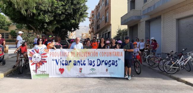 Marcha De Bicicletas Familiar De 'Vicar Ante Las Drogas'