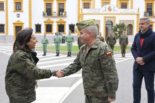 Ucranianos reciben formación militar de la Legión en Almería