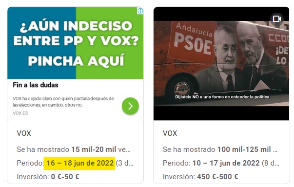 Andaluces Levantaos denuncia a Vox por hacer campaña en la jornada de reflexión